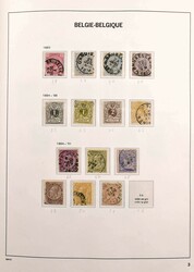 1849-1960, gemischt geführte Sammlung im DAVO-Album, tadellose ...