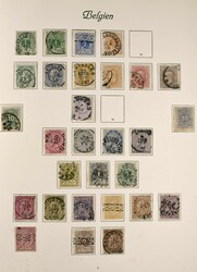 1849-1991, Sammlung in vier Klemmbindern, lückenhaft, mit einem ...