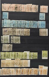 1918-1040, hervorragend besetzte ab Mi.-Nr. 1 überwiegend in ...