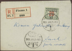 1919-1920, kleiner Posten von 7 Belegen des kurzlebigen Freistaates, ...