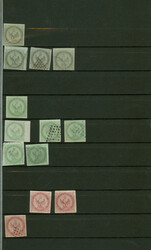 1859-1865, 1 C bis 40 C Adler im Doppelkreis, eine Auswahl ...