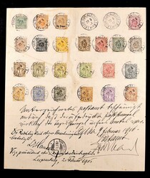 1882-1909 (ca.), Spezialsammlung der frühen Ausgaben, dabei Marken ...