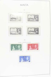 1946-1991, postfrische in den Hauptnummern nach KABE-Vordruck ...