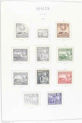 1946-1991, postfrische in den Hauptnummern nach KABE-Vordruck ...