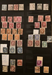 1855-1965, ältere gestempelte, später auf postfrisch wechselnde ...
