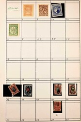 Nebengebiete, 1863-1919, über 3000 Werte mit u.a. Post der ...