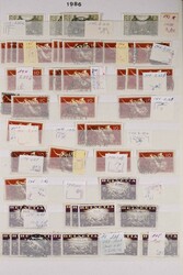 1919-1969 (ca.), unzählige PLATTENFEHLER, meist gestempelt und mit ...