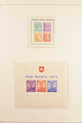 1934-2002, postfrische Sammlung mit Block 1-10 und von 1945-2002 ...