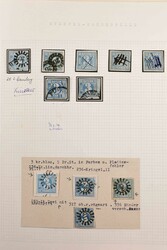 1849-1920, Posten in unterschiedlicher Erhaltung mit allen Gebieten ...