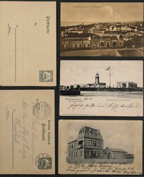 1897-1917, Bestand mit 120 gelaufenen Belegen (Briefe, Ansichtskarten ...