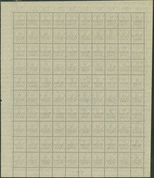 15 Cent auf 15 Pfg schwarzviolett vier komplette Schalterbögen ...