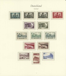 1947-1959, bis auf Europarat 1950 gemäß Stichproben postfrisch und ...