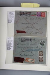1940-1948, deutsche Kriegsgefangenenpost aus und ins Ausland, etc., ...