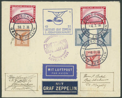 3. Südamerikafahrt 1933, Hin- und Rückfahrt bis Sevilla, Brief ...