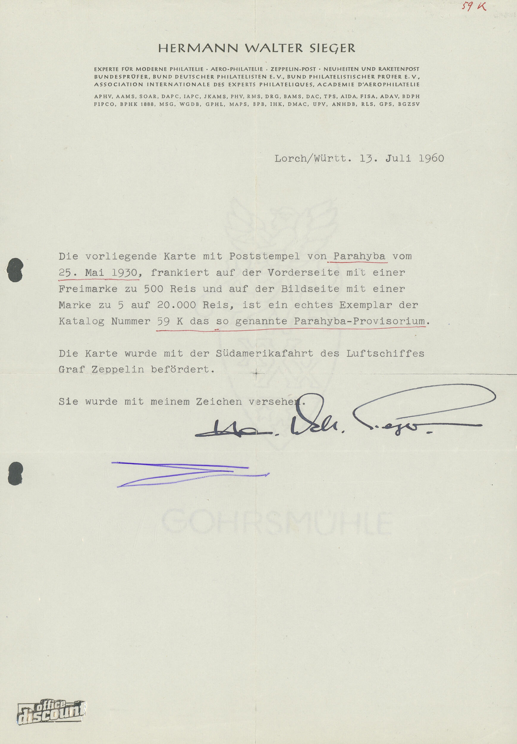 Image 3 for lot number 4675 for Ulrich Felzmann 187th Auction