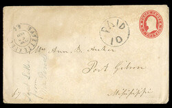 4029: Confederate States Postmasters' Provisionals - Postal stationery
