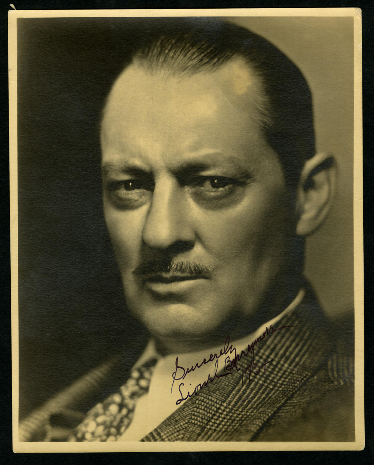 1949 Lionel Barrymore (1878-1954), signed photograph. One of the ...