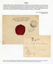 3520: Italienische Post in Albanien