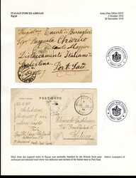 3515010: Italienische Auslandspostämter - Sammlungen