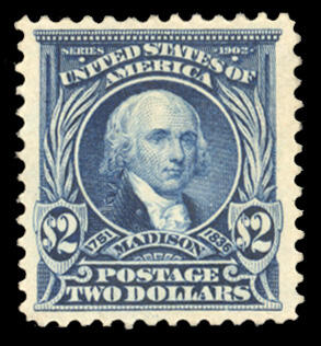 United States 1902-08 Issue (312) 1902 $2 dark blue, small h.r., ...