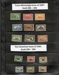 LARGE LOTS AND COLLECTIONS UNITED STATES 1845-1940 collection in four ...