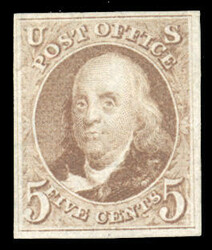 United States 1875 Reproductions of 1847 Issue (3) 1875 5c red brown, ...