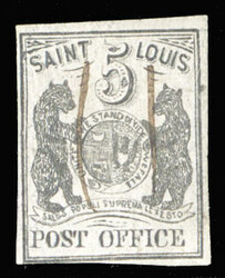 United States Postmasters' Provisionals St. Louis, Mo. (11X1) 1845 5c ...