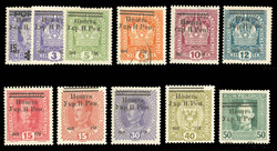 WESTERN UKRAINE (64,66-75) 1919 Second Stanyslaviv Issue (Fourth Set) ...