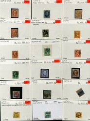 LARGE LOTS AND COLLECTIONS UNITED STATES 1851-1938 balance of a ...