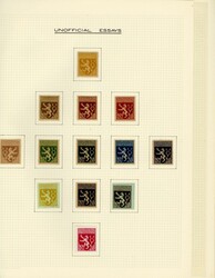 LARGE LOTS AND COLLECTIONS CZECHOSLOVAKIA 1920-30s Unofficial Essays, ...