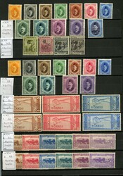 LARGE LOTS AND COLLECTIONS EGYPT 1866-1956 collection in stock book, ...