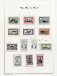 LARGE LOTS AND COLLECTIONS FALKLAND ISLANDS 1878-1992 collection in ...