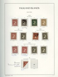 LARGE LOTS AND COLLECTIONS FALKLAND ISLANDS 1878-1992 collection in ...