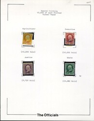 6605: United States - Official stamps
