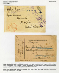 United States Postal Agency in Siberia Prisoner of War Mail 1919-20 ...