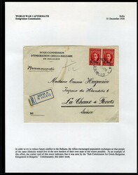 BULGARIA Bulgaria in World War I 1916-26 selection of 10 covers or ...