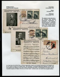 BULGARIA Bulgaria in World War I 1916-26 selection of 10 covers or ...