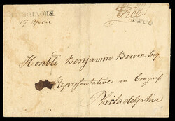 United States Stampless covers Rhode Island 1794 (17 Apr) outer FL ...