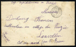 FRANCE French Offices in China 1901 (16 Aug) cover to France, ...