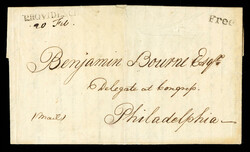 United States Stampless covers Rhode Island 1794 (20 Feb) FL ...