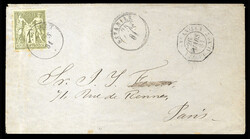 FRANCE French Consular Post - Argentina 1881 (25 Mar) cover from ...