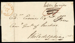 United States Stampless covers Rhode Island 1815 (20 Sep) FL to ...