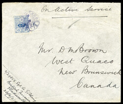 GREAT BRITAIN British Military Mission in Siberia 1921 (26 Feb) cover ...