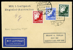 BRITISH COMMONWEALTH AUSTRALIA Flight Covers 1934 (7 Dec) first ...