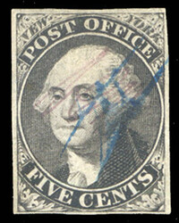 United States Postmasters' Provisionals New York, N.Y. (9X1) 1845 5c ...