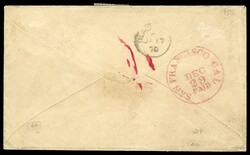 (78/96/U41) 1861-68 10c green Washington F Grill &amp; 24c dark lilac ...