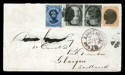 (32,71,73) Hawaii 5c blue King Kamehameha, U.S. 30c orange Franklin ...