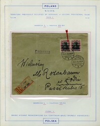 POLAND (15/26) 1918-19 Poczta Polska overprints on German Occupation ...