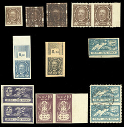 POLAND (133/139P) 1919-20 National Assembly, six imperforate singles, ...