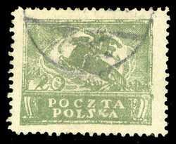 POLAND (148) 1919 General Issue definitives, 20m green, Postal ...